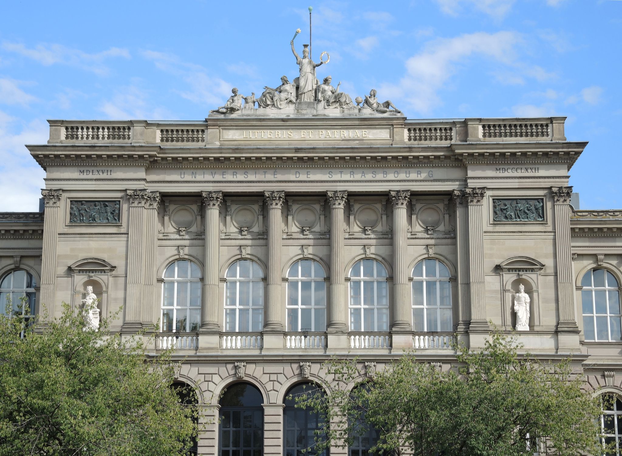 Das Gebäude der Universität von Straßburg.