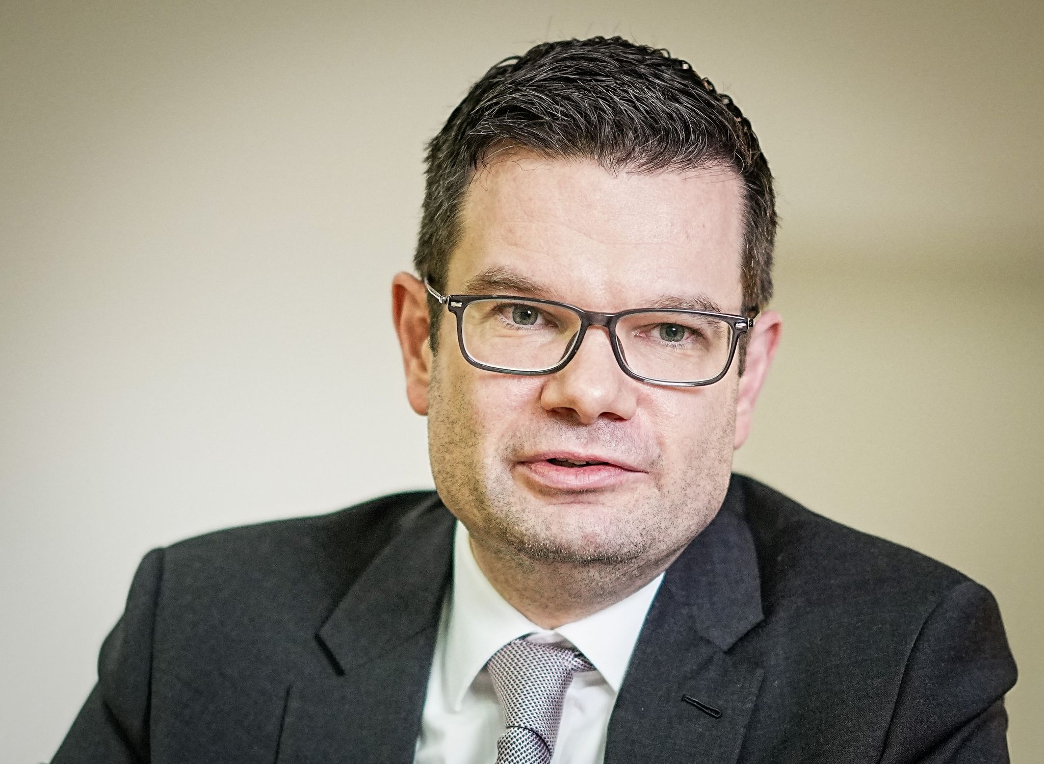 Marco Buschmann (FDP), Bundesminister der Justiz, bei einem Interview mit der dpa.