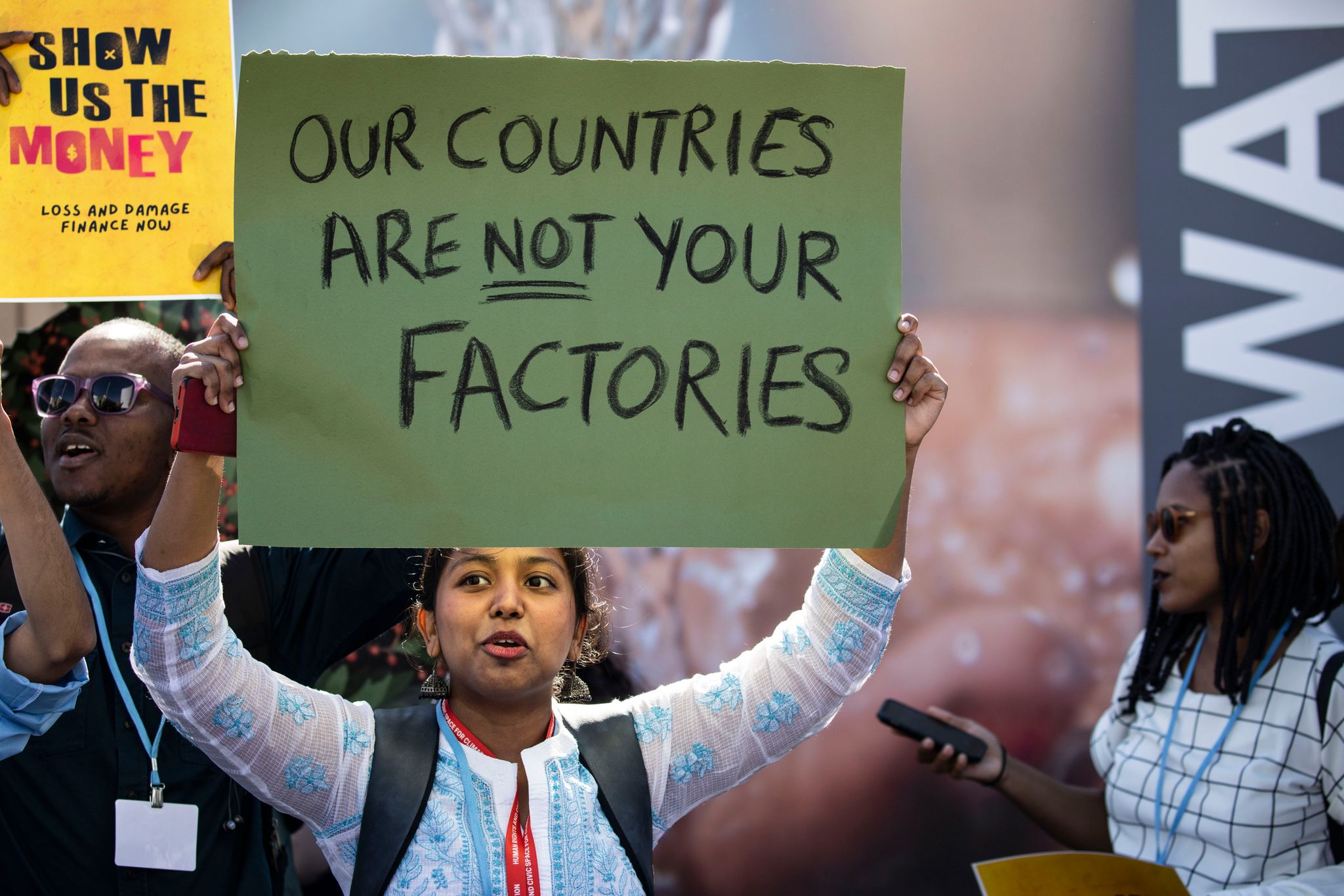 Klimaaktivisten nehmen an der Demonstration «Fridays for Future» während der UN-Klimakonferenz COP27 teil.