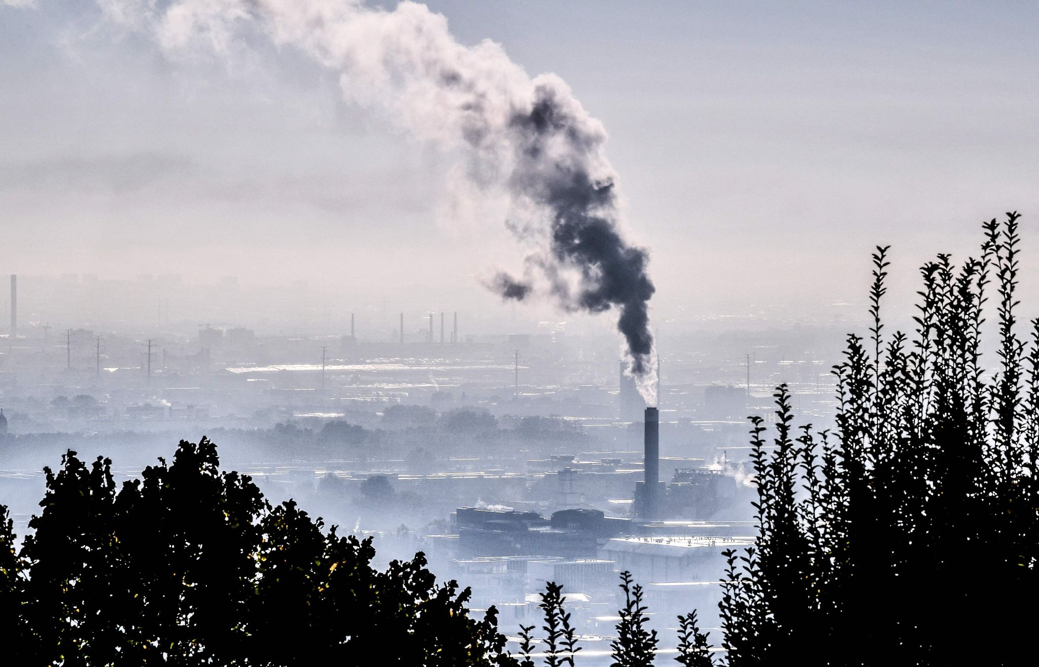 Rauch steigt aus einer Fabrik im Südosten Frankreichs. Die Europäische Union will bis 2050 eine weitgehend schadstofffreie Umwelt schaffen.