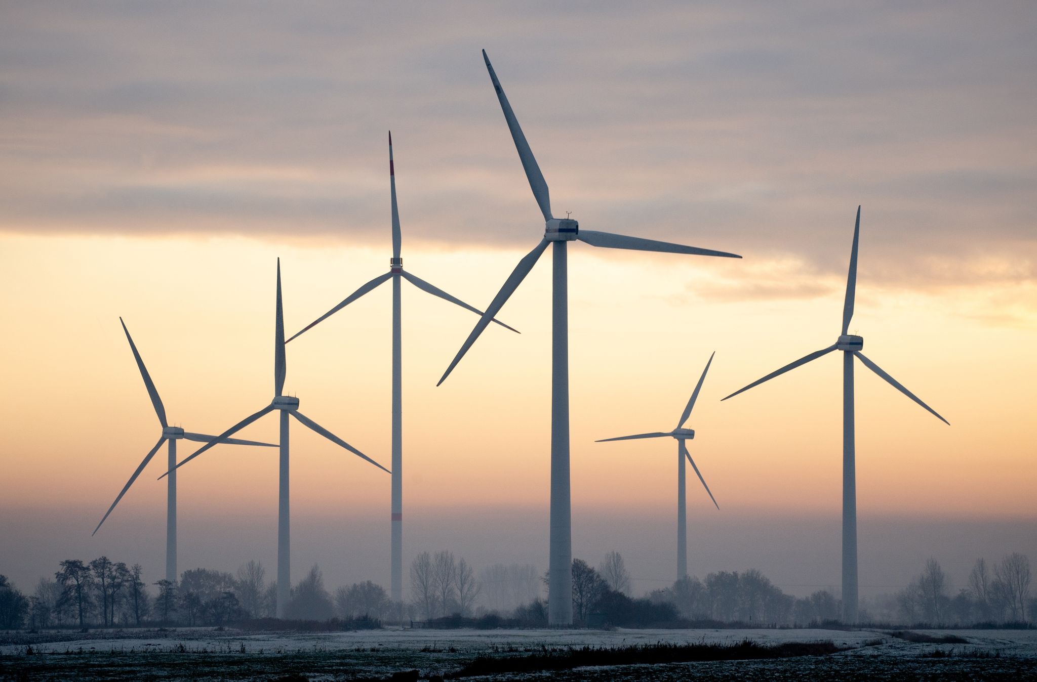 Nach Angaben des Fraunhofer-Instituts für Solare Energiesysteme liegt der Windkraft-Anteil an der Stromerzeugung im laufenden Jahr bei 24,3 Prozent.