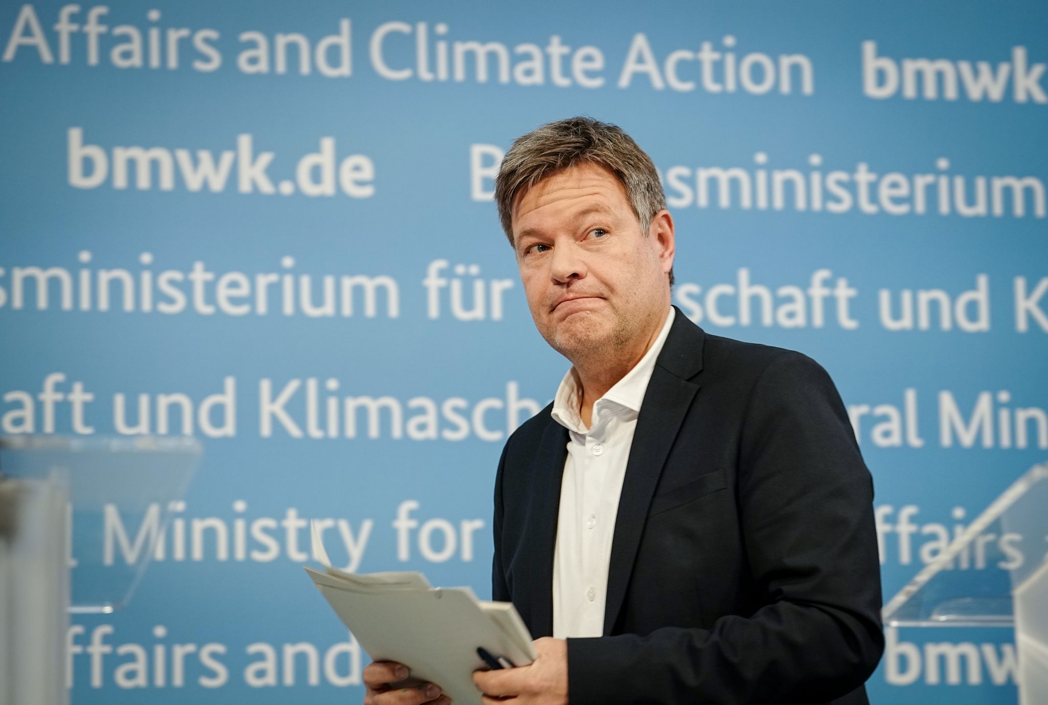 Robert Habeck (Bündnis 90/Die Grünen), Bundesminister für Wirtschaft und Klimaschutz.