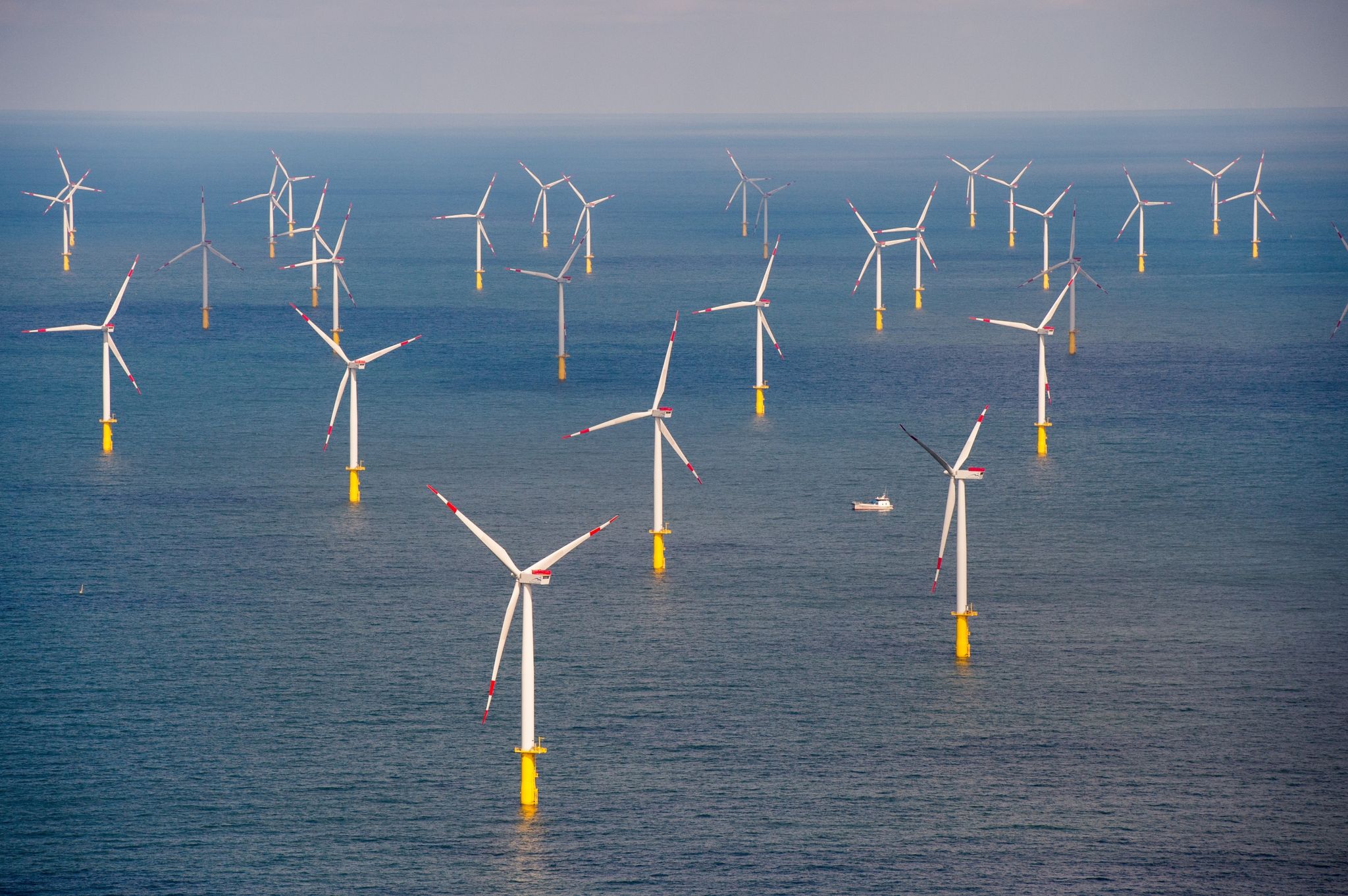 Der Offshore-Windpark «Butendiek», etwa 30 Kilometer vor der Insel Sylt in der Nordsee.