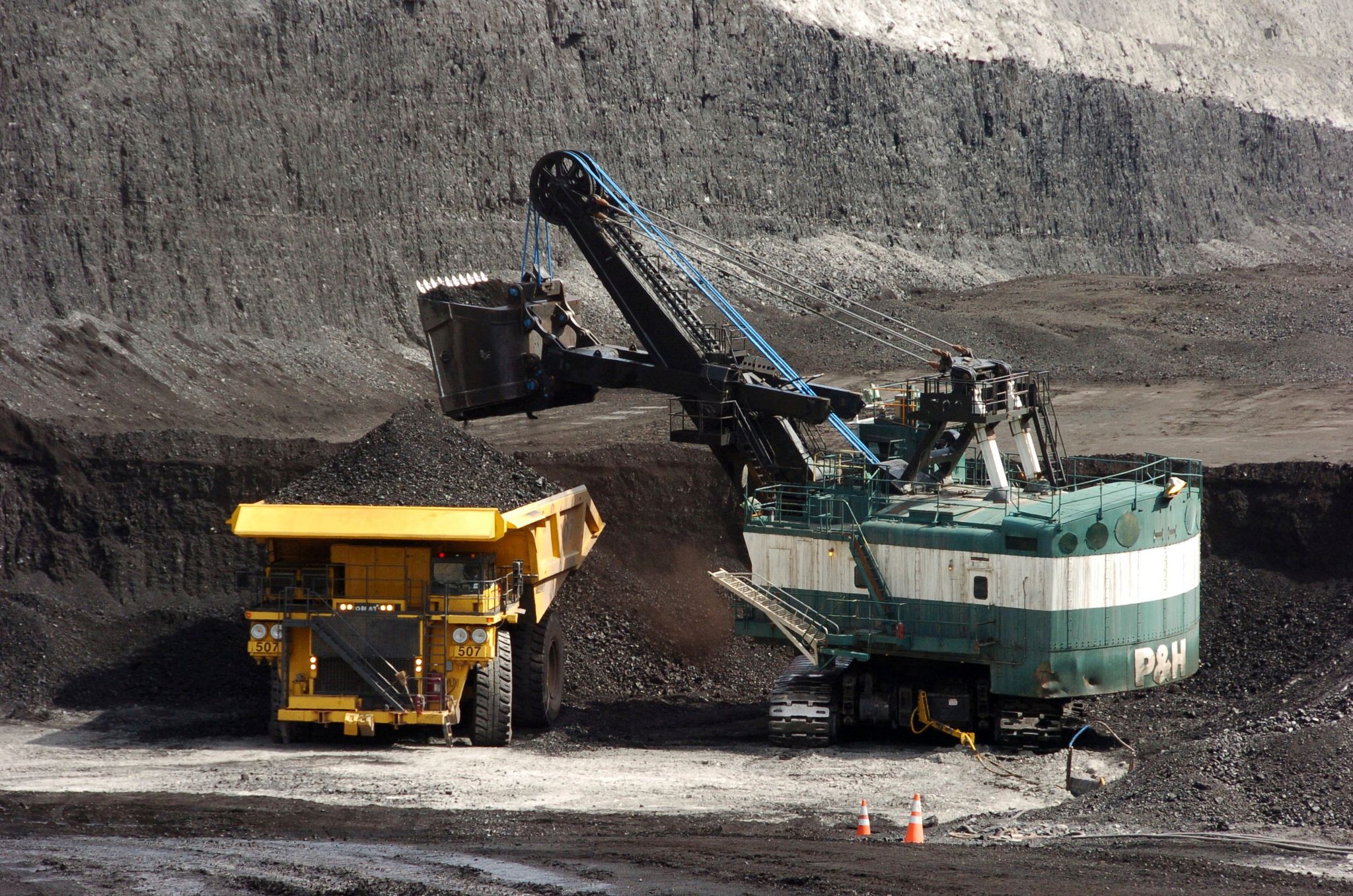Ein Kohlebergwerk im US-Bundesstaat Montana.