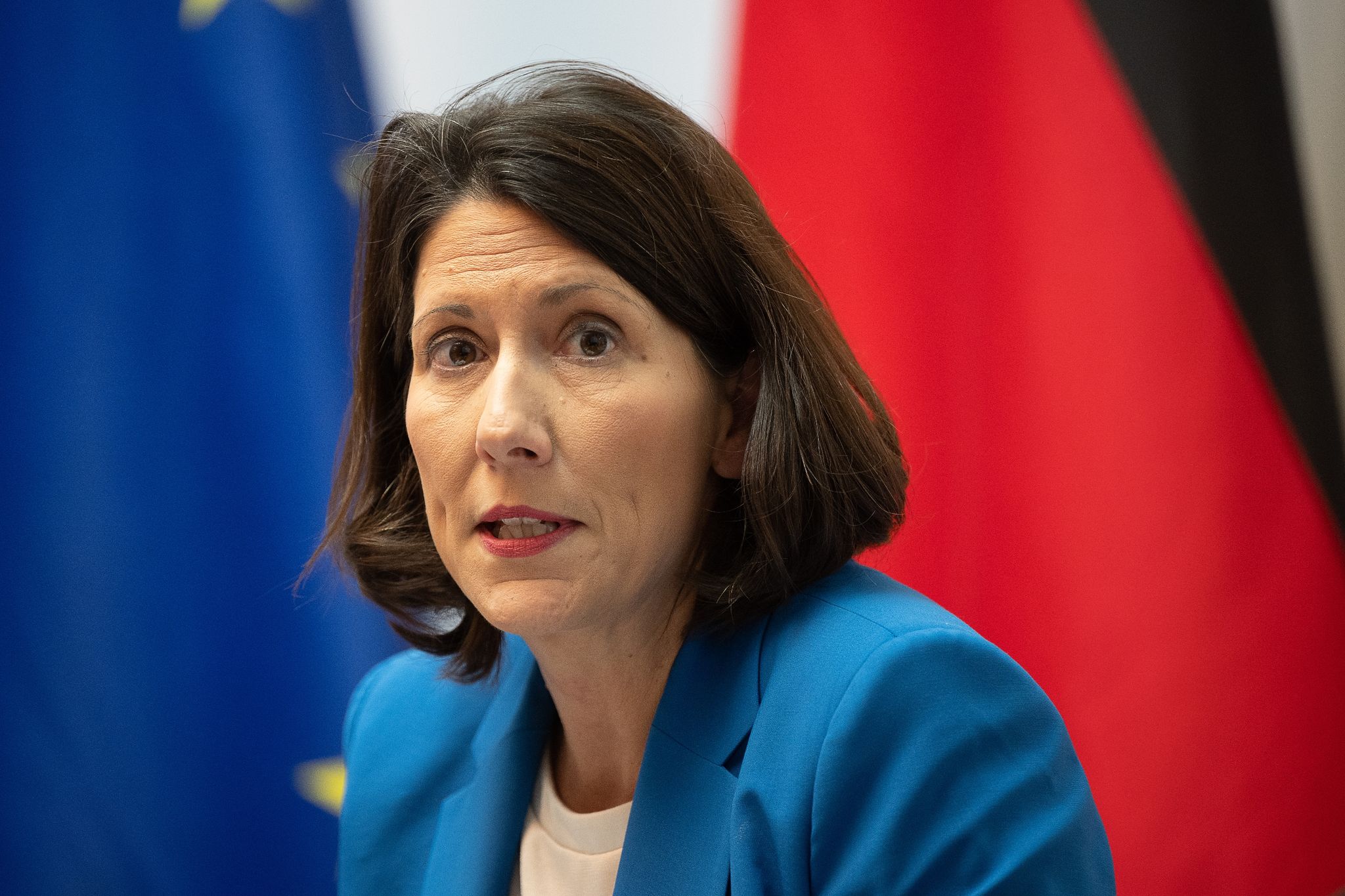Daniela Schmitt (FDP), Ministerin für Wirtschaft, Verkehr, Landwirtschaft und Weinbau von Rheinland-Pfalz.