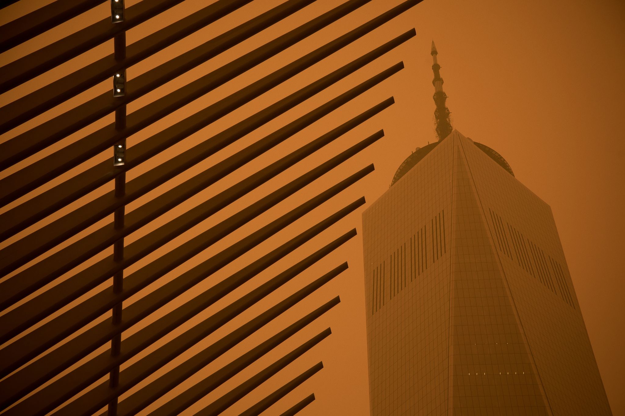 Das One World Trade Center in Lower Manhattan.
