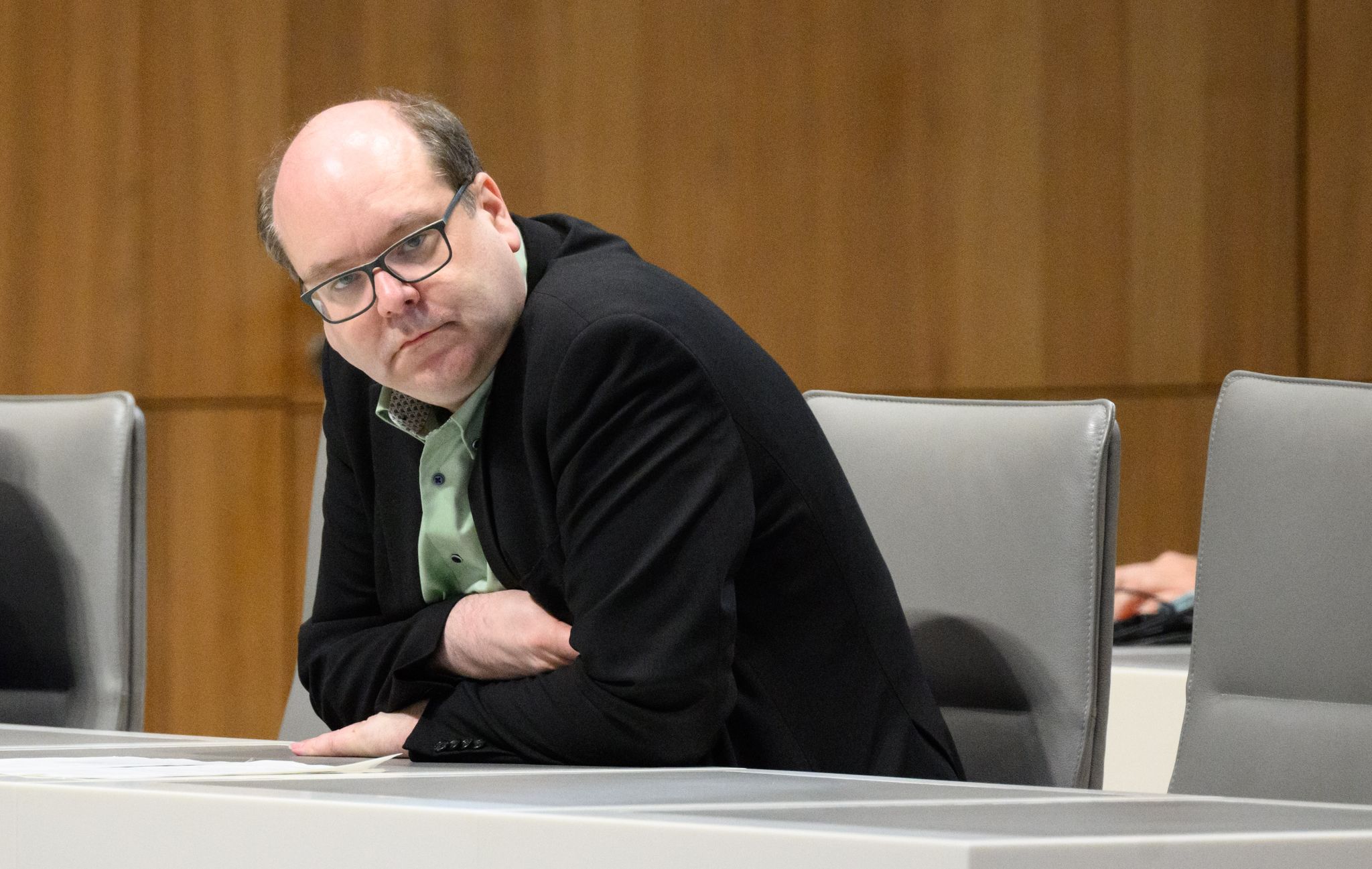 Christian Meyer (Grüne), Umweltminister Niedersachsen, sitzt im niedersächsischen Landtag.