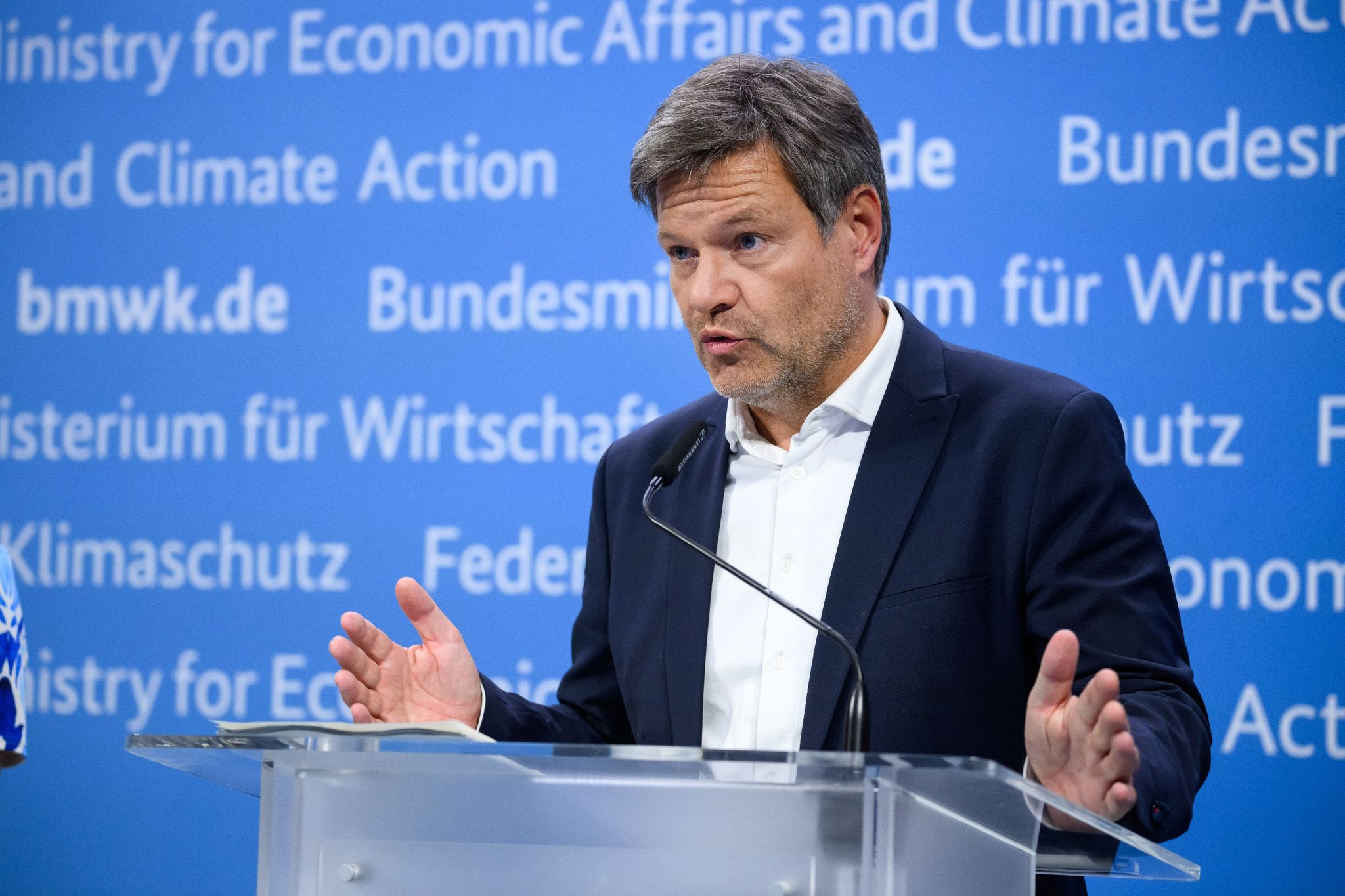 Robert Habeck (Bündnis 90/Die Grünen), Bundesminister für Wirtschaft und Klimaschutz.